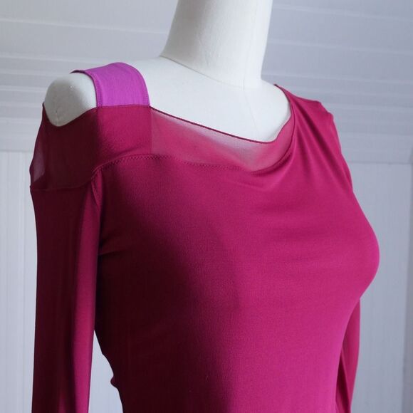 90s Etro Slinky Colorblock‎ Top - Picture 2 of 8